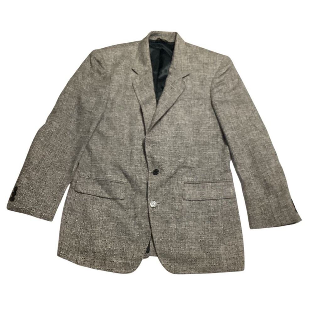 HILL &‎ ARCHER Men's Gray Tweed Blazer Size 42L